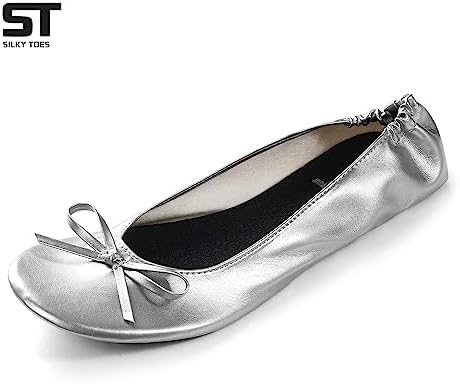 Foldable Flats for Women, Portable Ballet Shoes for Wedding &Travel Comfort - Image 3