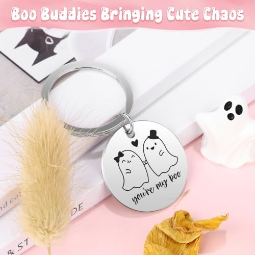 Boo Basket Stuffers for Women Halloween Gifts for Women Adults Teens Girls Kids Spooky Basket Stuffers Ideas for Woman Her Cute Halloween Care Package Gift Box Boo Themed Items Stuff Ghost Basket Kit - Image 6