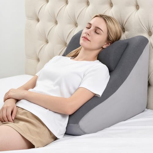 Vekkia 21” Back Rest Pillow with Dual-Layer Foam for Reclining and Sitting by Vekkia