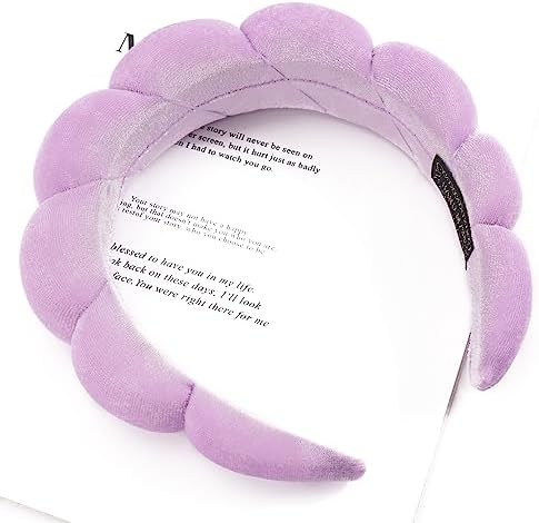 Ayesha Spa Headband for Washing Face Makeup Skincare Soft Sponge Hair band - Image 3