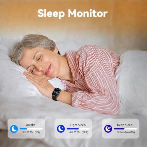 Senior Friendly Fitness Tracker, No App No Phone Required, 1.83'' Display - Image 4