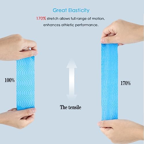 Latex-Free Kinesiology Tape - 40 Precut Strips for Joint & Muscle Pain - Image 2