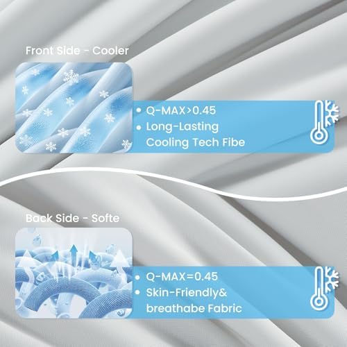 Topcee Cooling Comforter Queen Size -Cooling Blanket for Hot Sleepers - Image 5