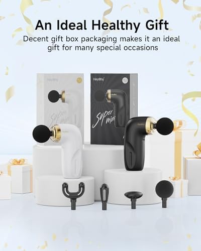 HEYCHY A1 Mini Massage Gun, Portable Deep Tissue Massager, Black - Image 6