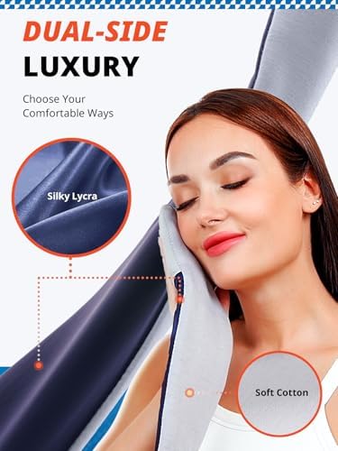 SARISUN Eye Mask for Side Sleepers, Wrap-Around Light Blocking Sleep Mask - Image 2