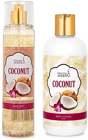 Home Spa Gift 10oz Deep Moisturizing Fragrance Body Lotion & 8 oz by FreidaandJoe