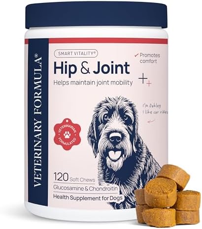 Veterinary Formula Smart Vitality Hip & Joint Dog Soft Chews, 120 Count by VeterinaryFormula
