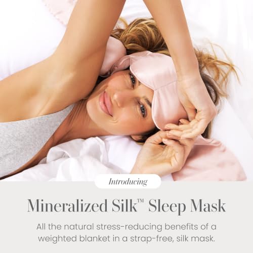 nodpod Mineralized Silk Gentle Pressure Sleep Mask, Weighted Eye Mask - Image 2