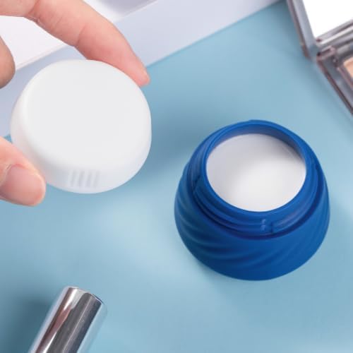 Gemice Silicone Cream Jars TSA Approved Travel Size Containers with Clear Bag, Leak-proof Travel Accessories with Lid for Cosmetic Face Body Hand Cream (4 Pack) - Image 3