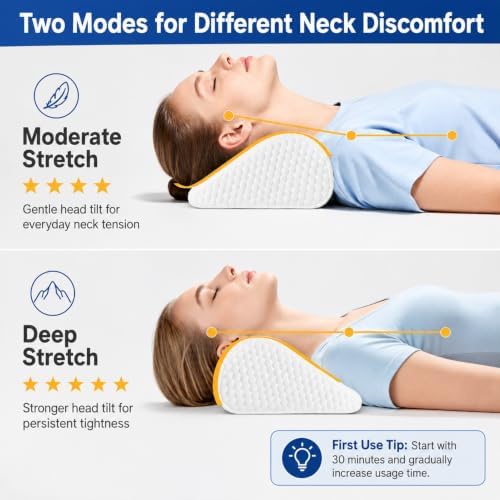 TALATEX Natural Latex Pillow for Neck Pain Relief, Ergonomic Teardrop Contour Pillow for Sleeping, Orthopedic Neck Support for Back Sleepers, Breathable & Odorless with Washable Cover (Standard) - Image 4