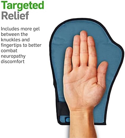 NatraCure Cooling Gel Hand Ice Pack Gloves for Hand Soreness Therapy & Finger Pain - Ice Gloves for Arthritis Hands - Neuropathy & Chemo Cold Therapy Glove Ice Mitts for Nail Loss, Numbness, Tingling - Image 7