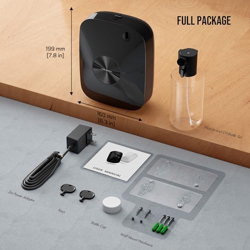 Airversa ANA Smart Waterless Essential Oil Diffuser for Large Room, Black - Image 6