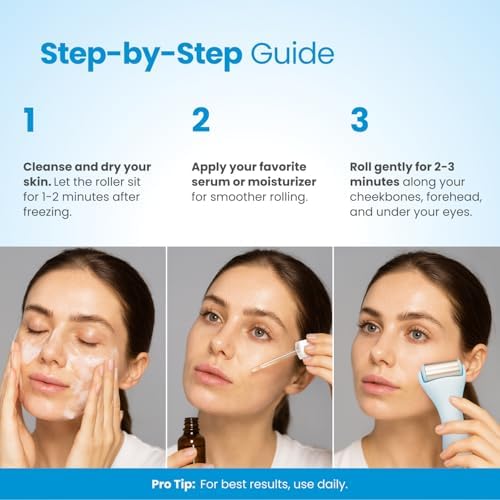 PLANTIFIQUE Ice Roller for Face & Eyes - Reduce Puffiness & Soothe Skin - Image 4