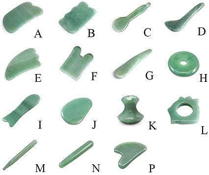 Jade Gua Sha Massage Tools Facial Tool Natural Green Gua Sha Anti Aging Facial Skin SPA for Rejuvenate Skin Anti-wrinkle Anti Aging - Image 5