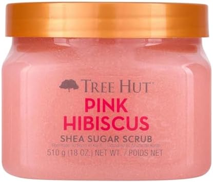 Tree Hut Body Scrub for Women, Pink Hibiscus, 18 Oz by TreeHut