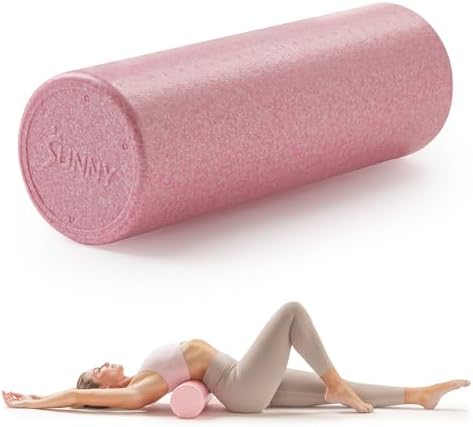 Sunny Health & Fitness 36" Pink High-Density Yoga Foam Roller by SunnyHealthFitness