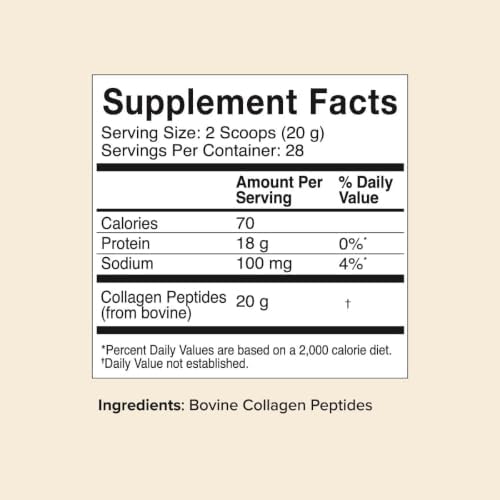 Great Lakes Wellness Collagen Peptides Powder, Unflavored, 20 oz - Image 2