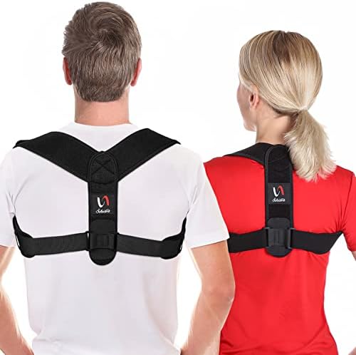 Schiara Posture Corrector for Men and Women, Comfortable Upper and Back Brace, Adjustable Back Support for Back, Shoulder and Neck by Schiara