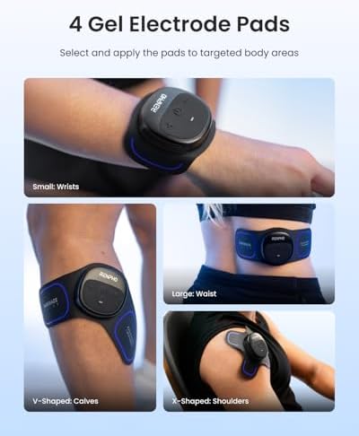 RENPHO Wireless TENS Unit Muscle Stimulator, Portable EMS Machine - Image 3
