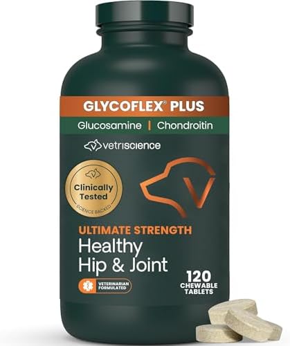 VetriScience Ultimate Strength Healthy Hip & Joint for Dogs, 120 Tablets by VetriScienceLaboratories