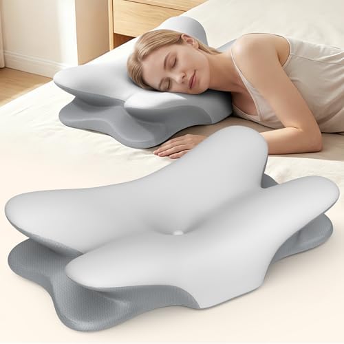 Cervical Neck Pillow for Pain Relief - Ergonomic Memory Foam Pillows by Unknown