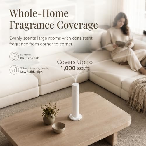 Waterless Essential Oil Diffuser with 5 Oils Starter Kit, Cold Air - Image 3