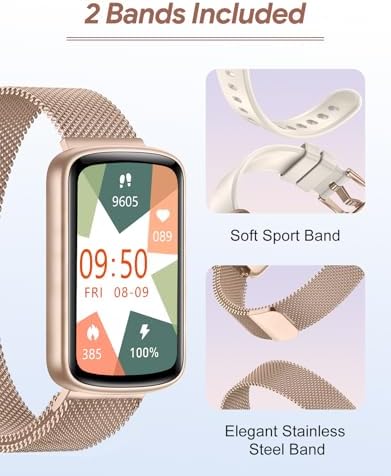 Fitness Tracker, Fitness Watches for Women Men with Heart Rate Monitor Blood Oxygen Sleep Tracker Pedometer, 1.47" Smart Watch Step Calorie Counter for Android iOS IP68 Waterproof - Image 7