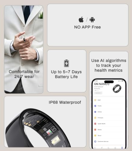 AI Smart Ring for Women Men, Health Ring with AI Health Analysis - Image 4