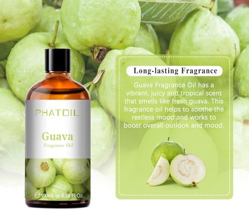 PHATOIL Guava Fragrance Oil for Diffuser Aromatherapy 3.38FL.OZ - Image 5