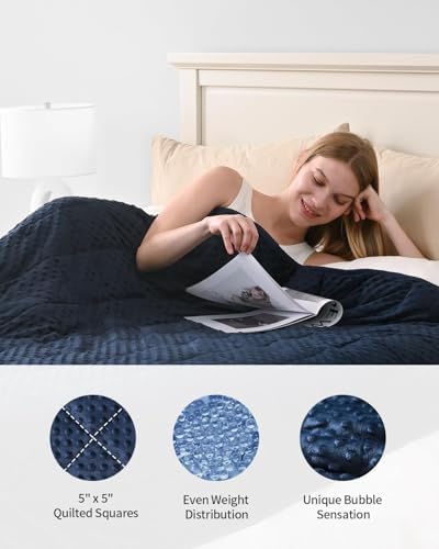 Mr. Sandman Weighted Blanket for Adults, King Size 20 lbs, 88 x 104 Inches - Image 4