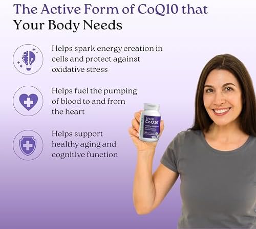 NatureCity True-CoQ10 Ubiquinol 100mg Highly Absorbable and Stablized Kaneka QH CoQ10 Heart, Brain and Cellular Energy Supplement - (30 Soft Gels) Active CoQ10 as Ubiquinol - Image 4