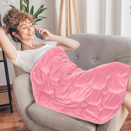 Topblan Weighted Lap Blanket Pad 7lbs for Adults, 29 x 24 Small for Travel by Topblan