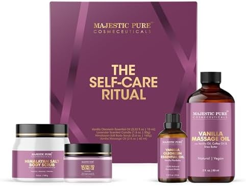 Majestic Pure Spa & Pamper Essential Oil Gift Set - Pack of 4 by BeautyandPersonalCare