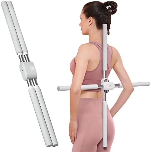 Back Brace and Posture Corrector for Women and Men, Adjustable And Lightweight Posture Corrector Back Support, Scoliosis and Hunchback Correction, Relief Back Pain, Yoga Stick Stretching Tool by sporttoguardyourhealth