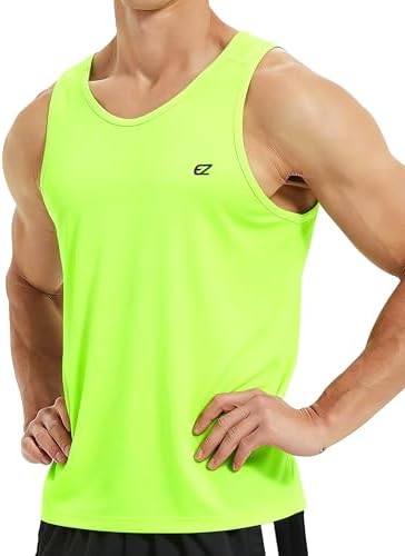 EZRUN Men's Quick Dry Workout Tank Top UPF 50+ Sweat-Wicking Gym Shirt - Image 2