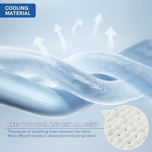 YnM Cooling Chunky Throw Blanket, Medium-Weight, Hand Knitted, Skin Friendly, Ventilated and Breathable, Machine Washable, Home Décor Piece for Couch, Sofa and Bed (White, 50x70 Inch) - Image 4