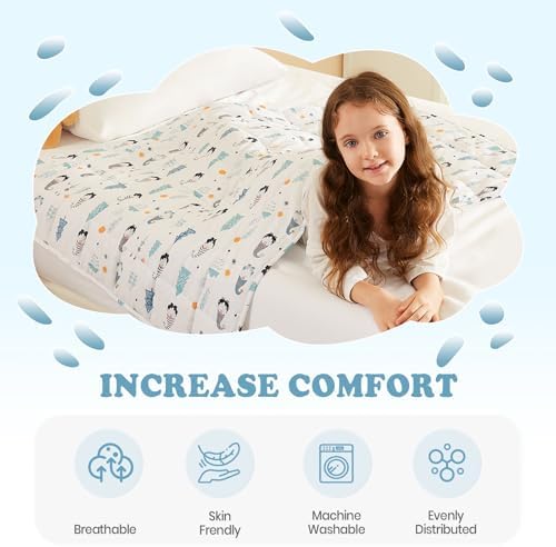 Weighted Blanket - 3 lbs Fairy Heavy Blanket, 20"x30", Small Size Breathable Lap Blanket - Image 4