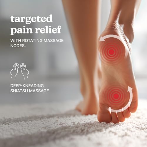 Homedics MaxComfort Shiatsu Foot Massager with Heat, Rotating Massage Nodes - Image 4
