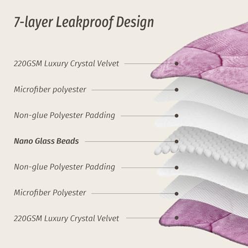 Wemore Weighted Lap Blanket 7lbs, 24"x29" Small Travel Blankets for Adults - Image 5