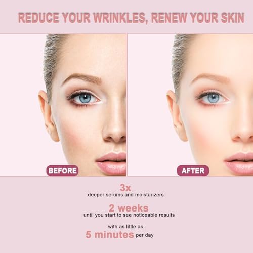 Red Light Therapy for Face, 6 in 1 LED Light Therapy Eye Equipment for Skin,Face Wand with Facial Massager, Skincare Facial Wand,Vibration, Thermal, Microcurrent，Portable Beauty Tools - Image 6
