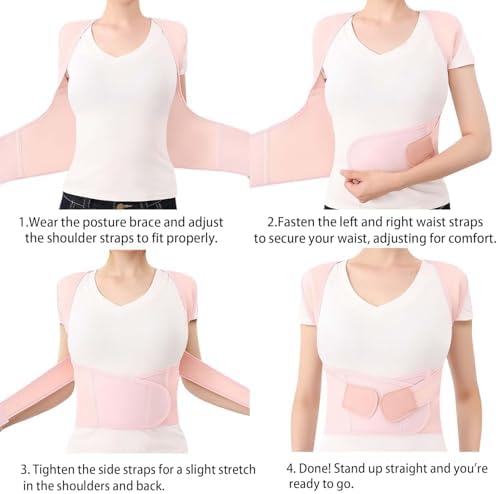 Posture Corrector for Women & Men Back Brace Instant Straightener Scoliosis - Image 6
