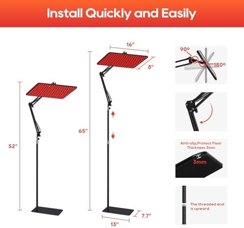 Red Light Therapy for Body and Face, 660nm 850nm 940nm Infrared Redlight - Image 4