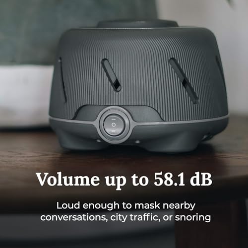 Yogasleep Dohm (Charcoal) The Original White Noise Machine, Relaxing Natural Sound from a Real Fan, Noise Cancelling for Office Privacy, Sleep Aid for Adults & Baby, Travel Size Pink Noise Machine - Image 3