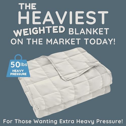 HomeSmart Weighted Blanket Queen Size 50 lb - The Heaviest Weighted Blanket - Image 2
