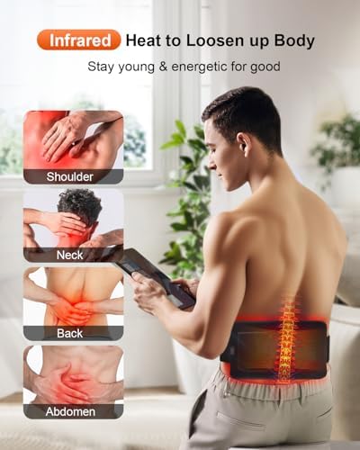 Red Light Therapy for Body, Infrared Red Light Therapy Pad with 660nm Redlight & 850nm Infrared Light Therapy Belt for Back Neck Shoulder - Image 4