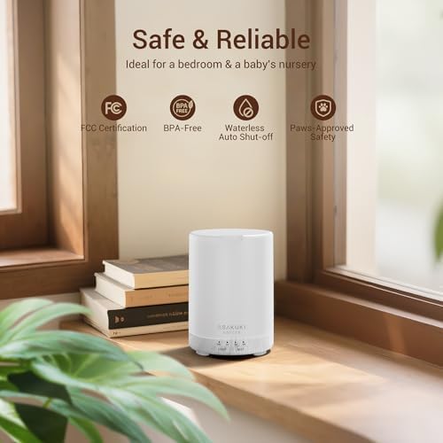 ASAKUKI Essential Oil Diffuser for Home 300 ml Quiet - Image 5
