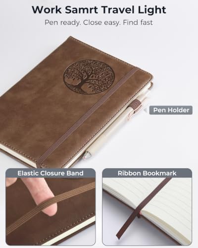 BIYUNRO Leather Journal, Writing Notebook for Women Men - Image 2