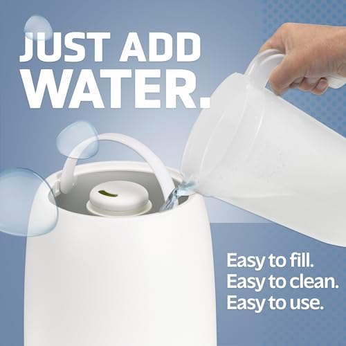 PureGuardian 30-Hour .50 Gallon Top Fill Cool Mist Ultrasonic Humidifier for Large Rooms with Humidistat, 12-Hour Timer, Aroma Tray for Bedroom, Living Room, Office, White, H955W - Image 5