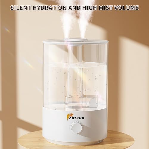 Zatura Dual Spray Large Capacity 5l Humidifier Home Desktop Fog Humidifier Hydration Air Aromatherapy Machine - Image 2