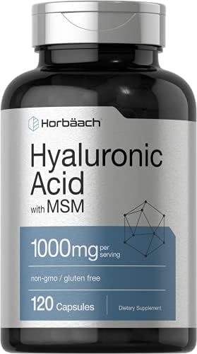Horbäach Hyaluronic Acid with MSM | 1000 mg | 120 Capsules by HORBAACH